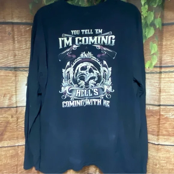 GUC Mens Tombstone theme T-Shirt - Picture 2 of 4